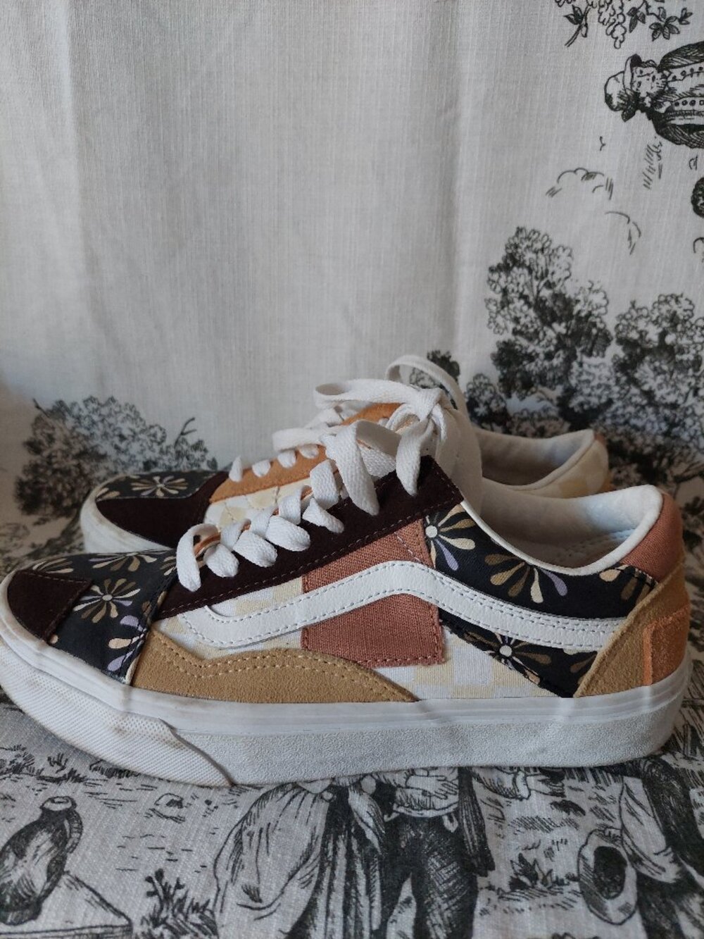 Limited Edition VANS x Divine Energy Old Skool Patchwork Womens 36.5/6.5 Shoes